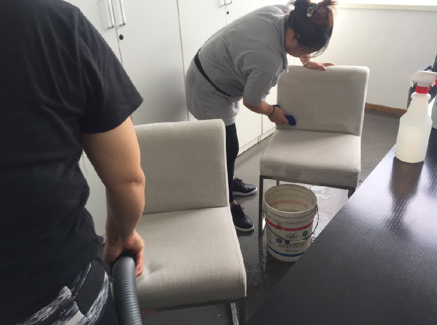 绍兴县沙发清洗案例